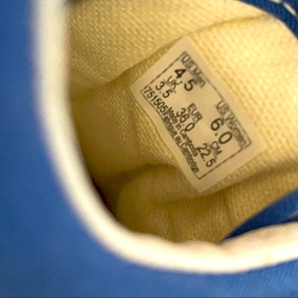 VANS BLUE CLASSICS SZ 4.5 - Picture 3 of 4